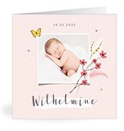 Geboortekaartjes met de naam Wilhelmine