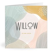 Geboortekaartjes met de naam Willow