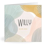 Geboortekaartjes met de naam Willy