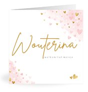 Geboortekaartjes met de naam Wouterina