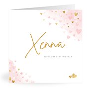 Geboortekaartjes met de naam Xenna