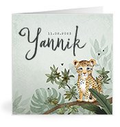 Geburtskarten mit dem Vornamen Yannik