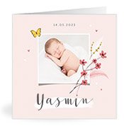 Geboortekaartjes met de naam Yasmin