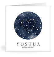 Geburtskarten mit dem Vornamen Yoshua