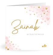 Geboortekaartjes met de naam Zainab