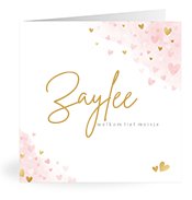 Geboortekaartjes met de naam Zaylee